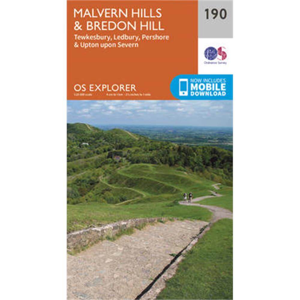 Malvern Hills and Bredon Hill - Ordnance Survey